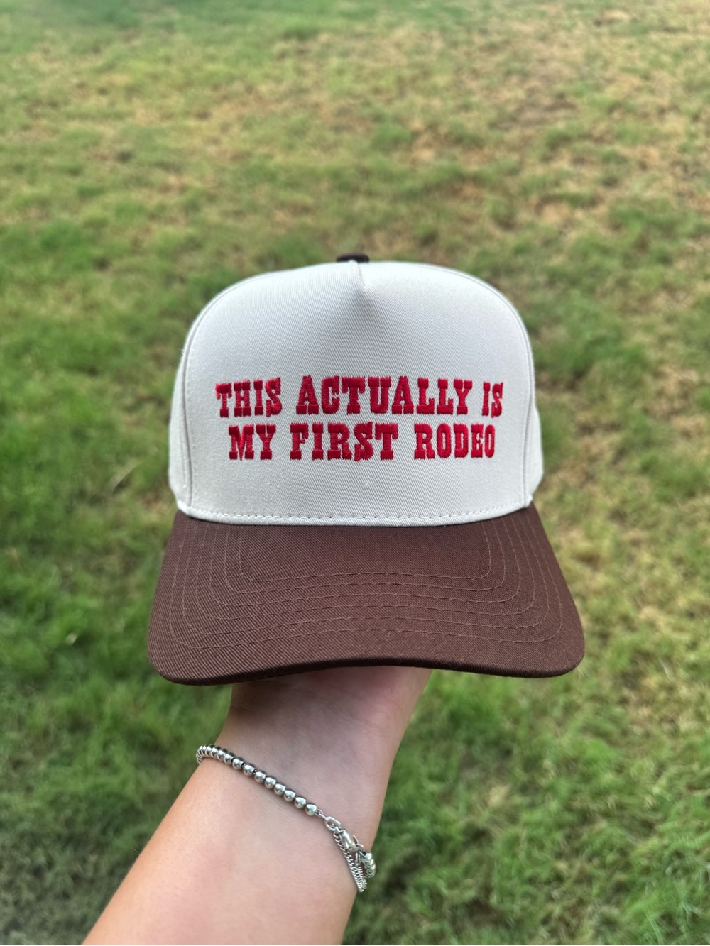 Embroidered Rodeo Trucker Hat - Picture 2 of 4